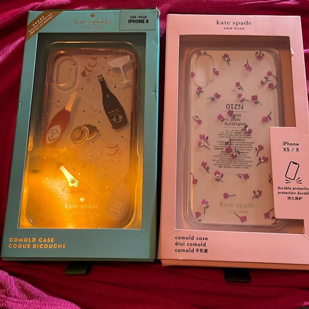 NWT Two kate Spade cell cases
